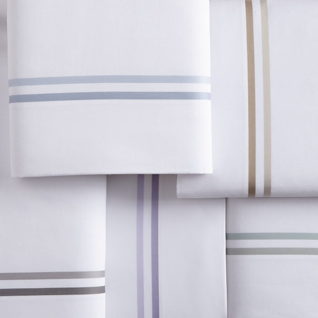 Bedding Style - Duo Striped King/Cal King Flat Sheet