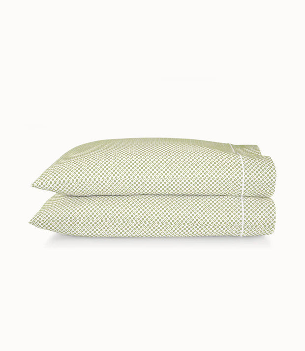 Emma Printed Sateen King Pillowcases - pair Bedding Style Peacock Alley 