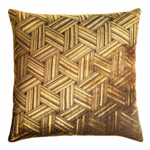 Entwined Pillow 22" Decorative Pillow Kevin O'Brien Copper 