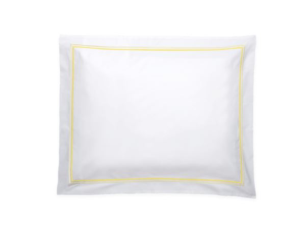 Essex Euro Sham Bedding Style Matouk Lemon 