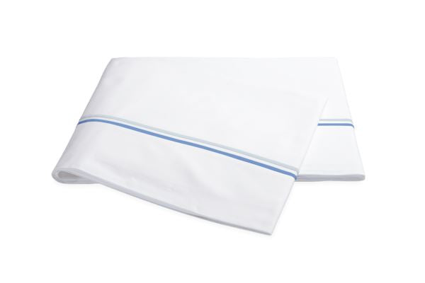 Essex Full Sheet Set Bedding Style Matouk Azure 