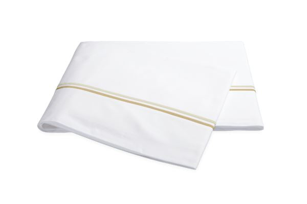 Essex Full Sheet Set Bedding Style Matouk Champagne 
