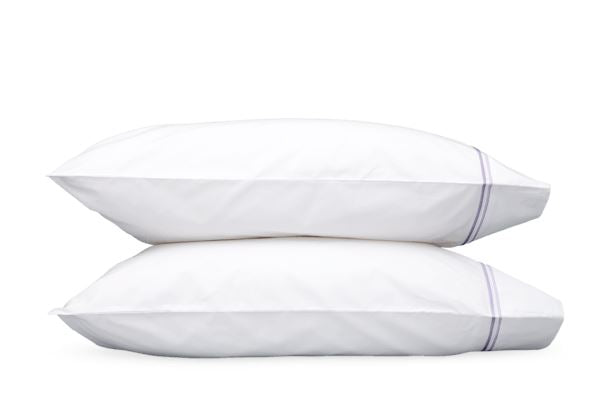 Essex King Pillowcase- Pair Bedding Style Matouk Lilac 