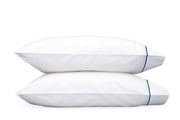 Essex King Pillowcase- Pair Bedding Style Matouk Navy 