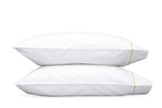 Essex Standard Pillowcase- Pair Bedding Style Matouk Champagne 