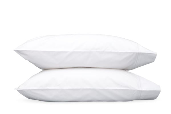 Essex Standard Pillowcase- Pair Bedding Style Matouk White 