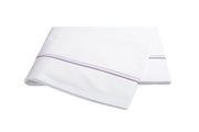 Essex Twin Flat Sheet Bedding Style Matouk Lilac 