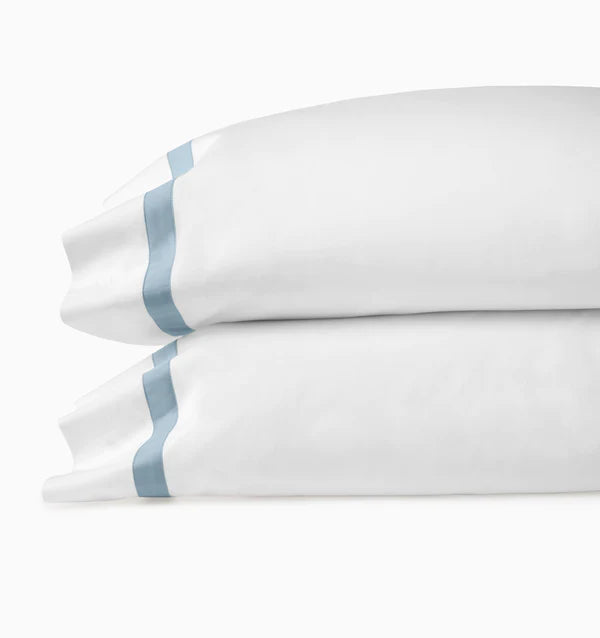 Estate King Pillowcases-Pair Bedding Style Sferra Sea 