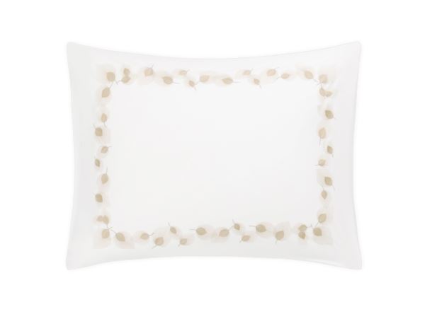 Feather Boudoir Sham Bedding Style Matouk Champagne 