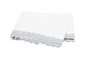 Felix Full/Queen Flat Sheet Bedding Style Matouk Silver 