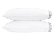 Felix King Pillowcase - pair Bedding Style Matouk Lilac 