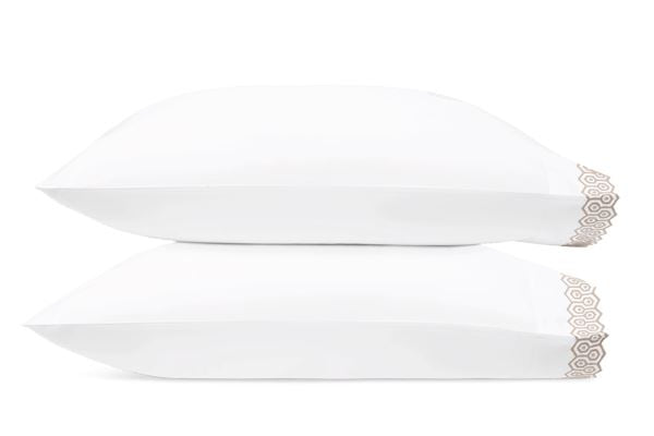 Felix Standard Pillowcase - pair Bedding Style Matouk Dune 