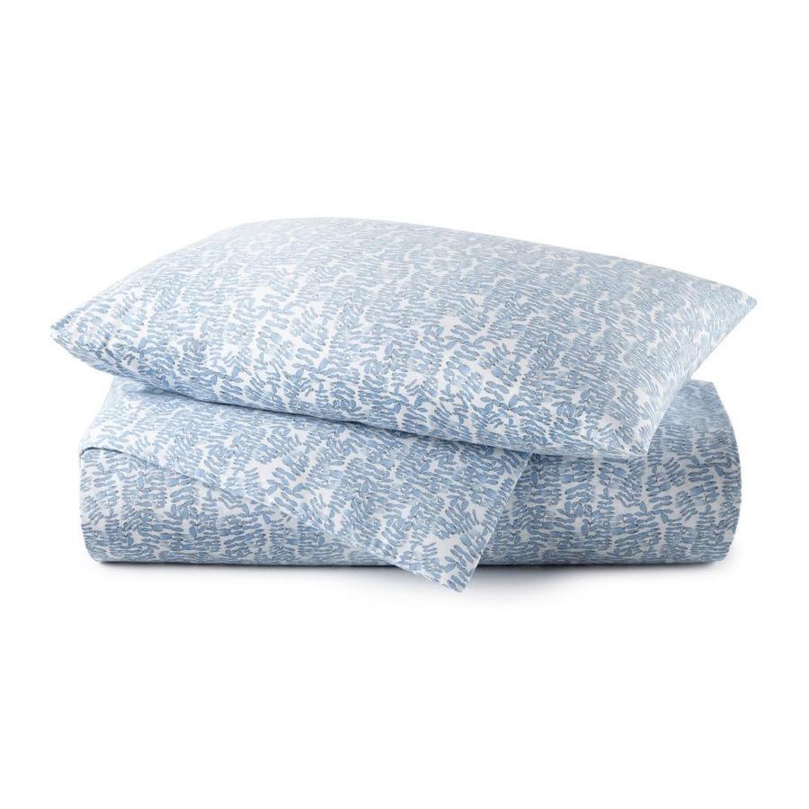 Fern King Duvet Cover Bedding Style Peacock Alley Denim 