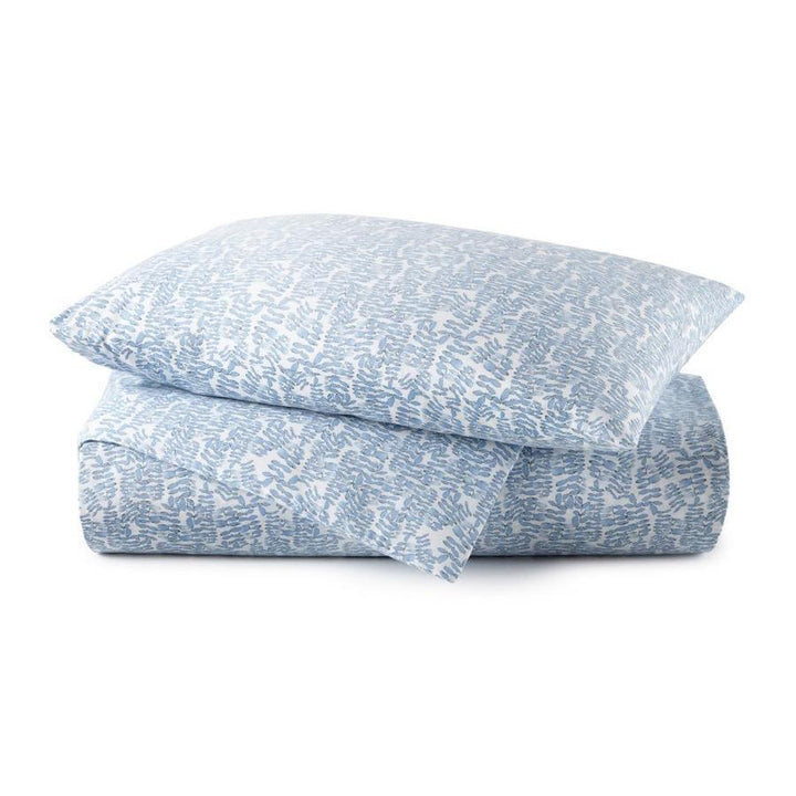 Fern King Duvet Cover Bedding Style Peacock Alley Denim 