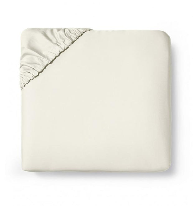 Fiona Queen Fitted Sheet Bedding Style Sferra Ivory 
