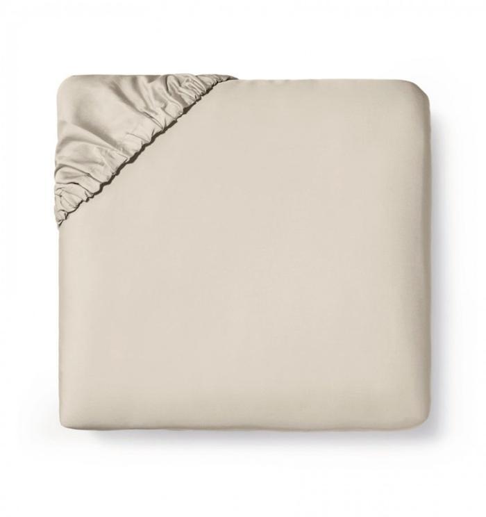 Fiona Twin Fitted Sheet Bedding Style Sferra Oat 