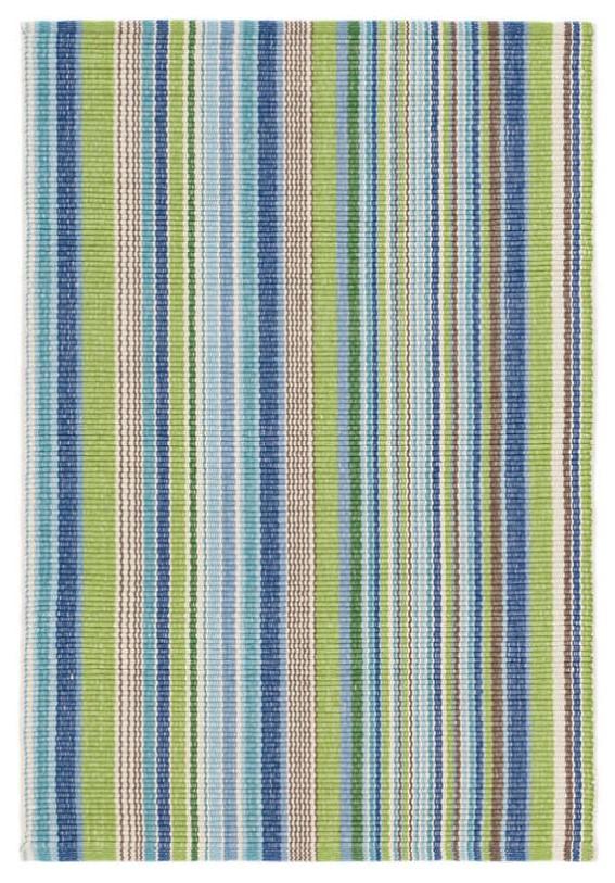 Fisher Ticking Cotton Rug 2x3 Rugs Dash and Albert 