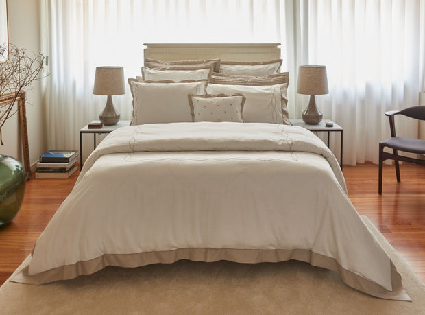 Fleur Standard Pillowcases - pair Bedding Style Bovi 