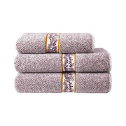 Fugues Bath Towel 28x55 - set of 2 Bath Linens Yves Delorme 