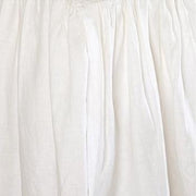 Gathered Linen King Bedskirt Bedding Style Pom Pom at Home Cream 