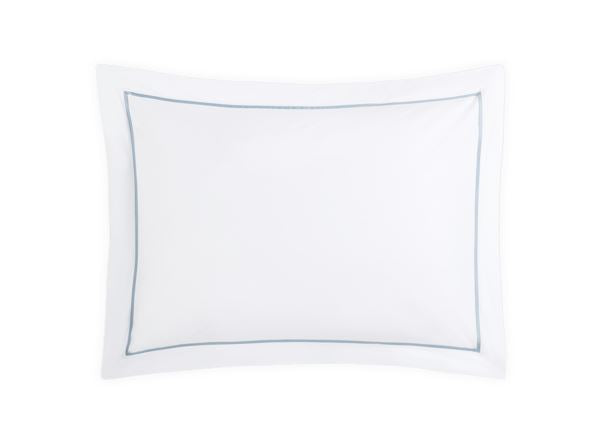 Gatsby Euro Sham Bedding Style Matouk HazyBlue 