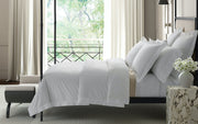 Gatsby Hemstitch Full/Queen Duvet Cover Bedding Style Matouk 