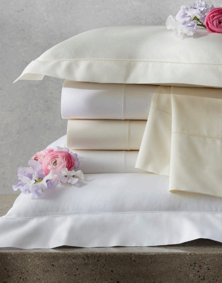 Gatsby Hemstitch Standard Pillowcases- Pair Bedding Style Matouk 