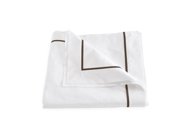 Gatsby King Duvet Cover Bedding Style Matouk Sable 