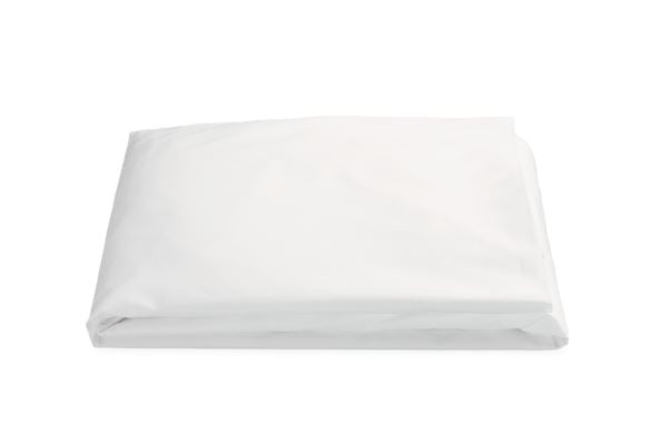 Gatsby King Fitted Sheet Bedding Style Matouk Bone 