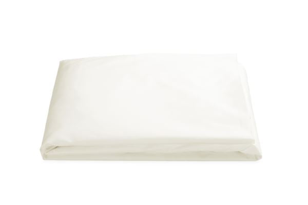 Gatsby King Fitted Sheet Bedding Style Matouk Ivory 
