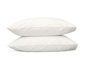 Gatsby King Pillowcase-Single Bedding Style Matouk Ivory 