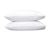 Gatsby King Pillowcase-Single Bedding Style Matouk White 