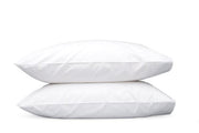 Gatsby Standard Pillowcase- Single Bedding Style Matouk White 
