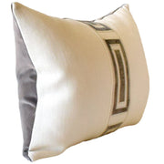 Giorgio Linen Ingot Tape 22" Pillow Decorative Pillow Ryan Studio Fig 
