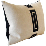 Giorgio Linen Ingot Tape 22" Pillow Decorative Pillow Ryan Studio Raven 