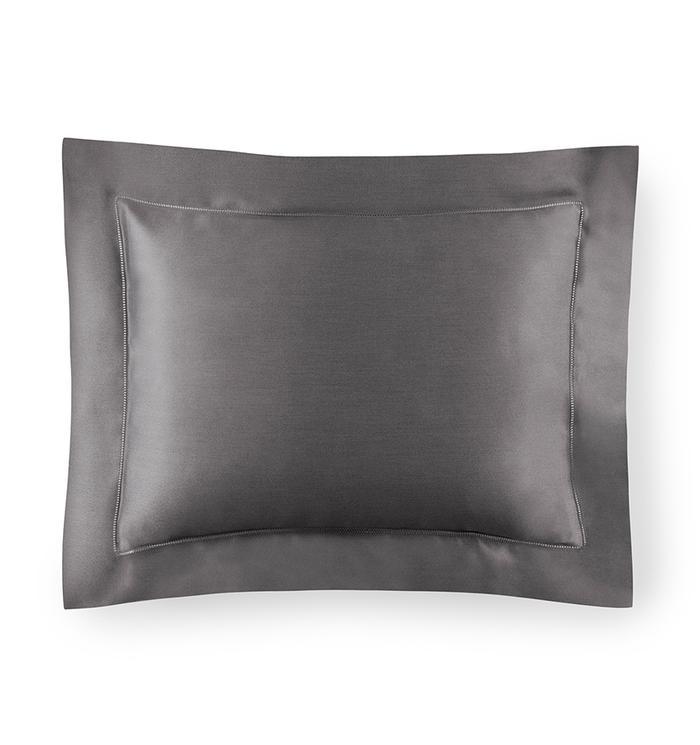 Giotto Boudoir Sham Bedding Style Sferra TITANIUM 