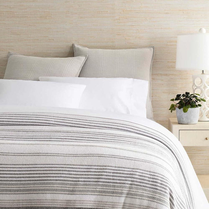 Gradation Ticking Twin Blanket Bedding Style Pine Cone Hill 