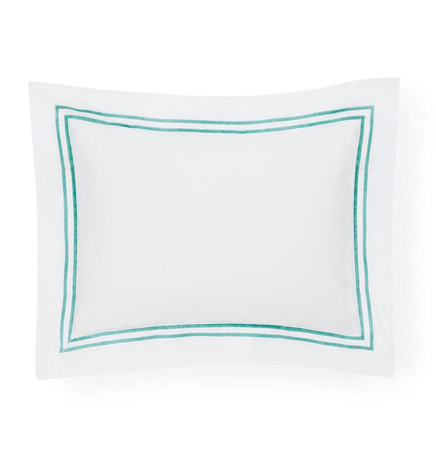 Grande Hotel Euro Sham Bedding Style Sferra Aqua 