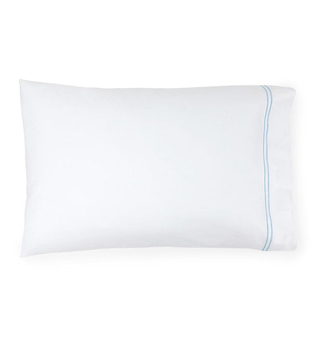 Grande Hotel King Pillowcases - pair Bedding Style Sferra Blue 