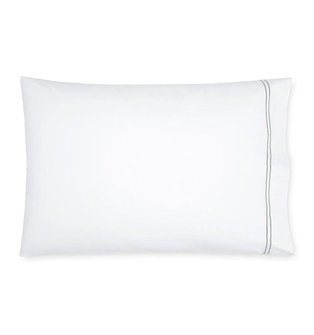 Grande Hotel King Pillowcases - pair Bedding Style Sferra Silver 