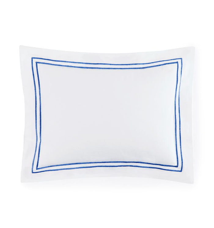 Grande Hotel King Sham Bedding Style Sferra Cornflower Blue 