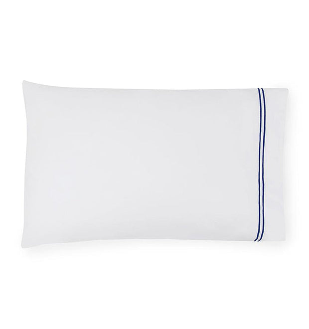 Grande Hotel Standard Pillowcases - pair Bedding Style Sferra Navy 