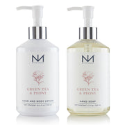 Green Tea & Peony Hand Lotion & Soap Set Body Care Niven Morgan 