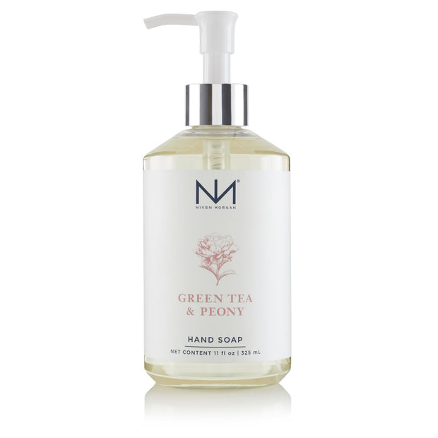 Green Tea & Peony Hand Soap Body Care Niven Morgan 