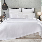 Hamilton Queen Coverlet Bedding Style Orchids Lux Home White 