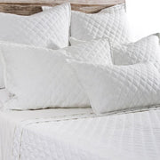 Hampton Queen Coverlet Bedding Style Pom Pom at Home White 
