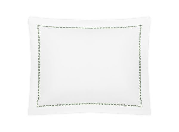 Hatch Boudoir Sham Bedding Style Matouk Green 