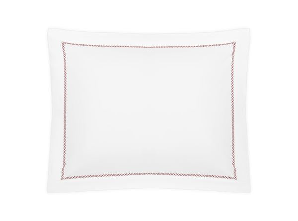 Hatch Boudoir Sham Bedding Style Matouk Redberry 