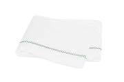 Hatch Full/Queen Flat Sheet Bedding Style Matouk Green 