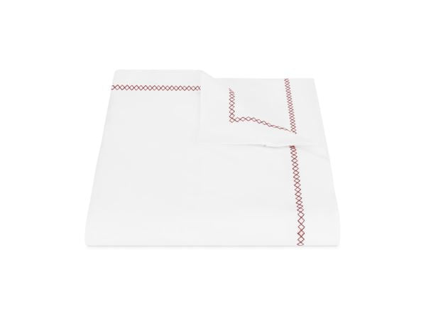 Hatch Twin Duvet Cover Bedding Style Matouk Redberry 